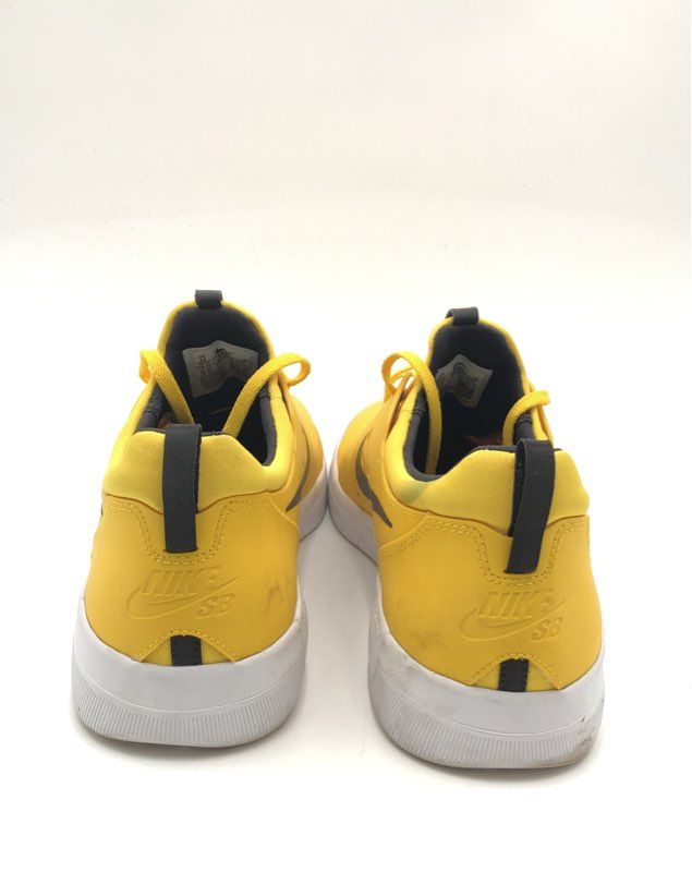 Nike SB Nyjah Free Amarillo Black White Men's Skate Shoes Size 13
