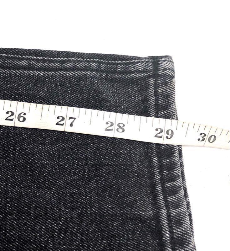 Abercrombie & Fitch Women's Black Curve Love High Rise Slim Straight Jeans 27 4s