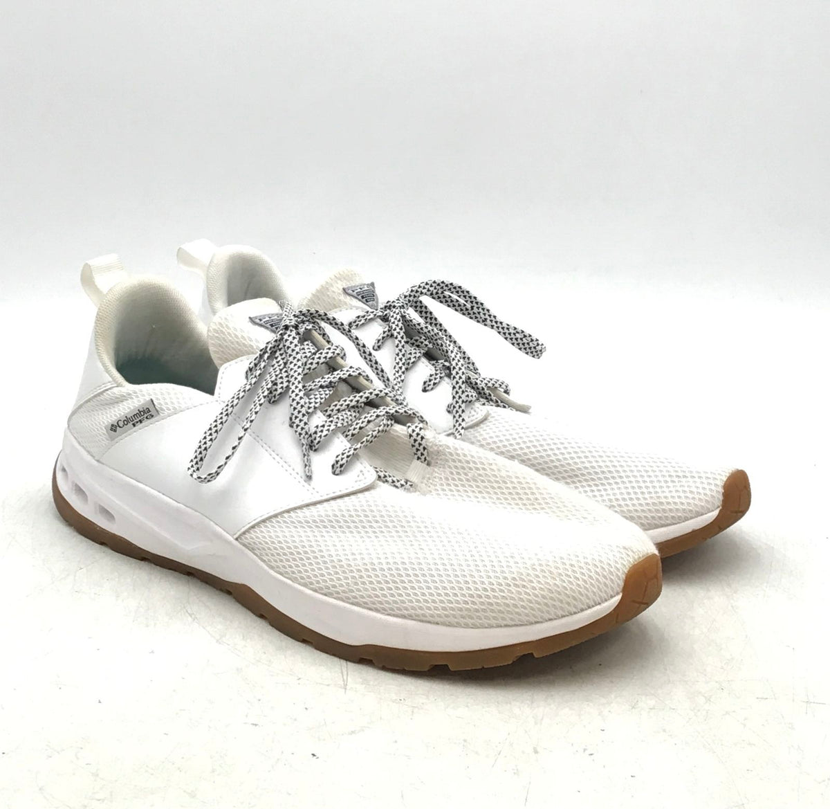 Columbia Men&#39;s White Tamiami PFG Running Athletic Shoes - Size 14/13 Lot Of 2