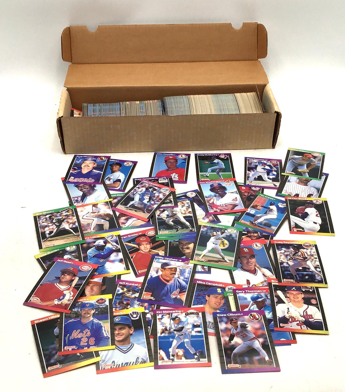 Lot Of Fleer Baseball MLB Cards. Medium Box, Unsorted