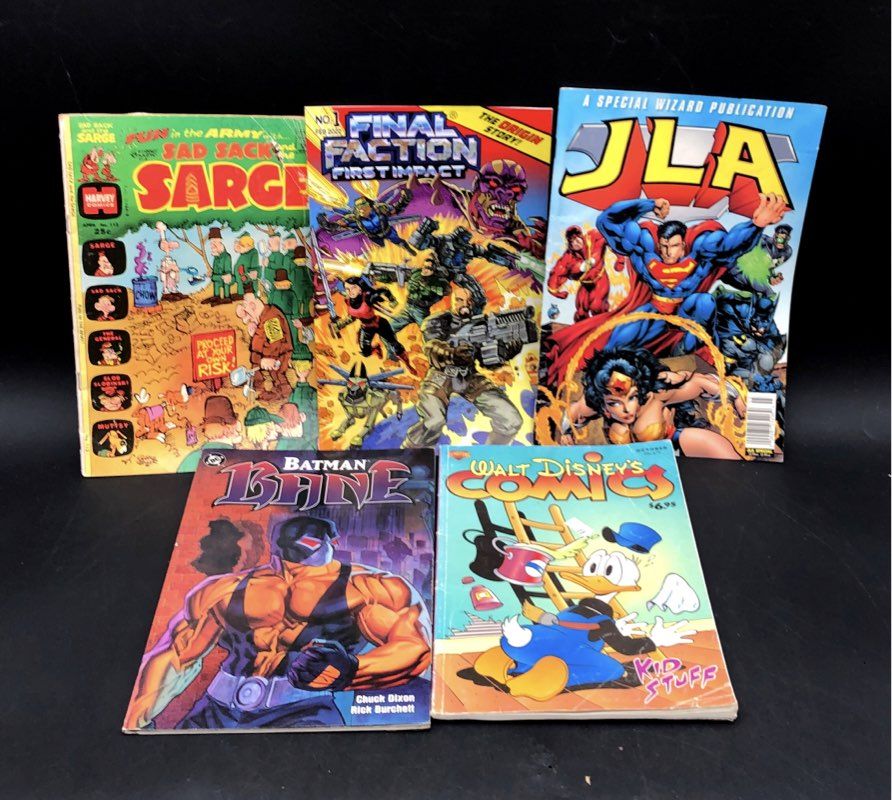 Spider-Man Batman X-Men 15 Comic Book Lot Marvel DC Comics Mixed Era 90s+