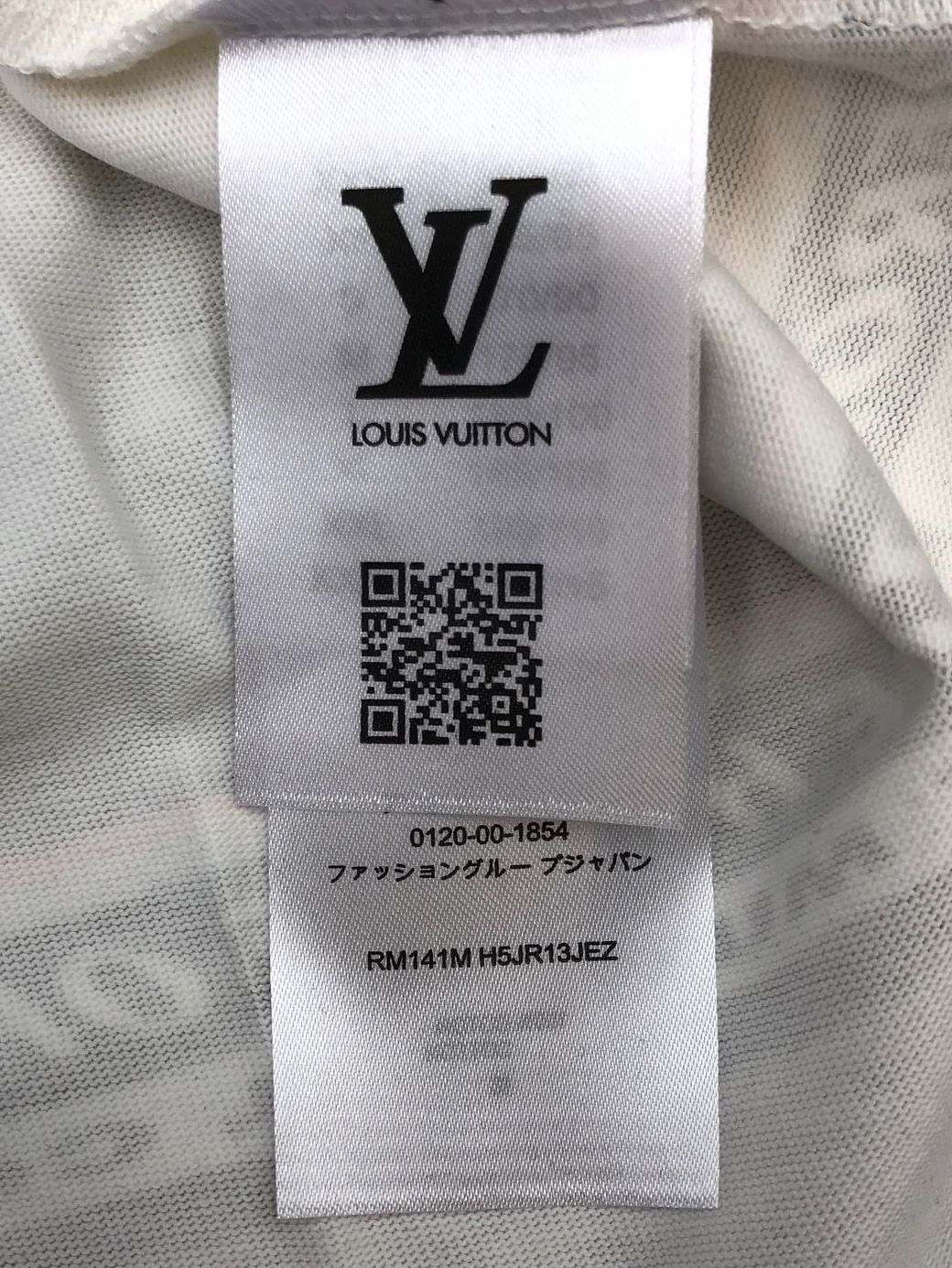Louis Vuitton Inspired Men's White/Multicolor LV Jazz Flyers T-shirt - Size 2XL