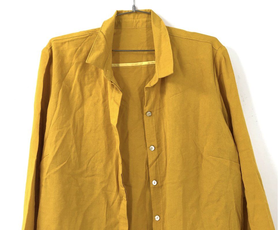 NWT Fridaze Women's Marigold Pleated Hem Blouse - Size L