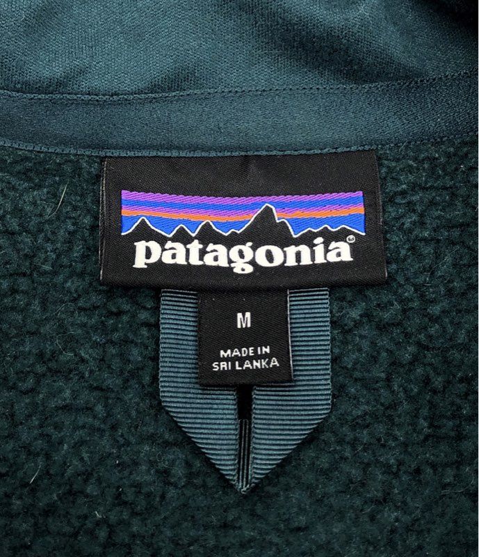 Patagonia Women's Better Sweater 1/4 Zip Fleece Pullover Dark Green Sz M