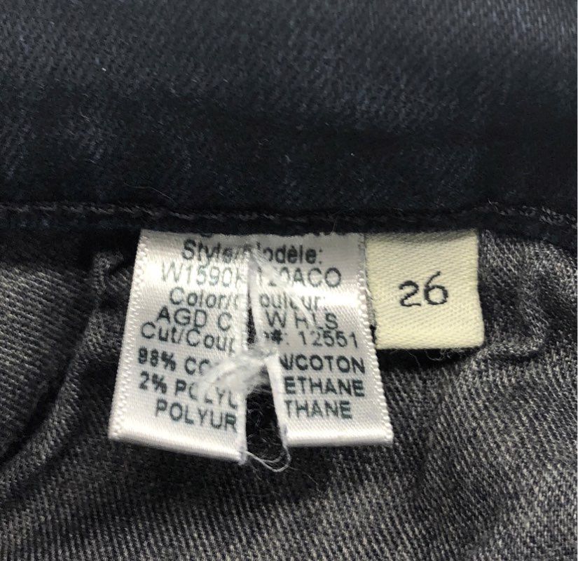Rag & Bone Women's Black Distressed Skinny Jeans W1590K120ACO Size 26