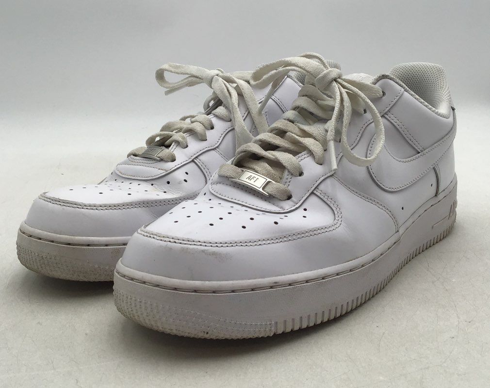 Nike Men&#39;s Air Force 1 &#39;07 CW2288-111 White Athletic Shoes - Size 11