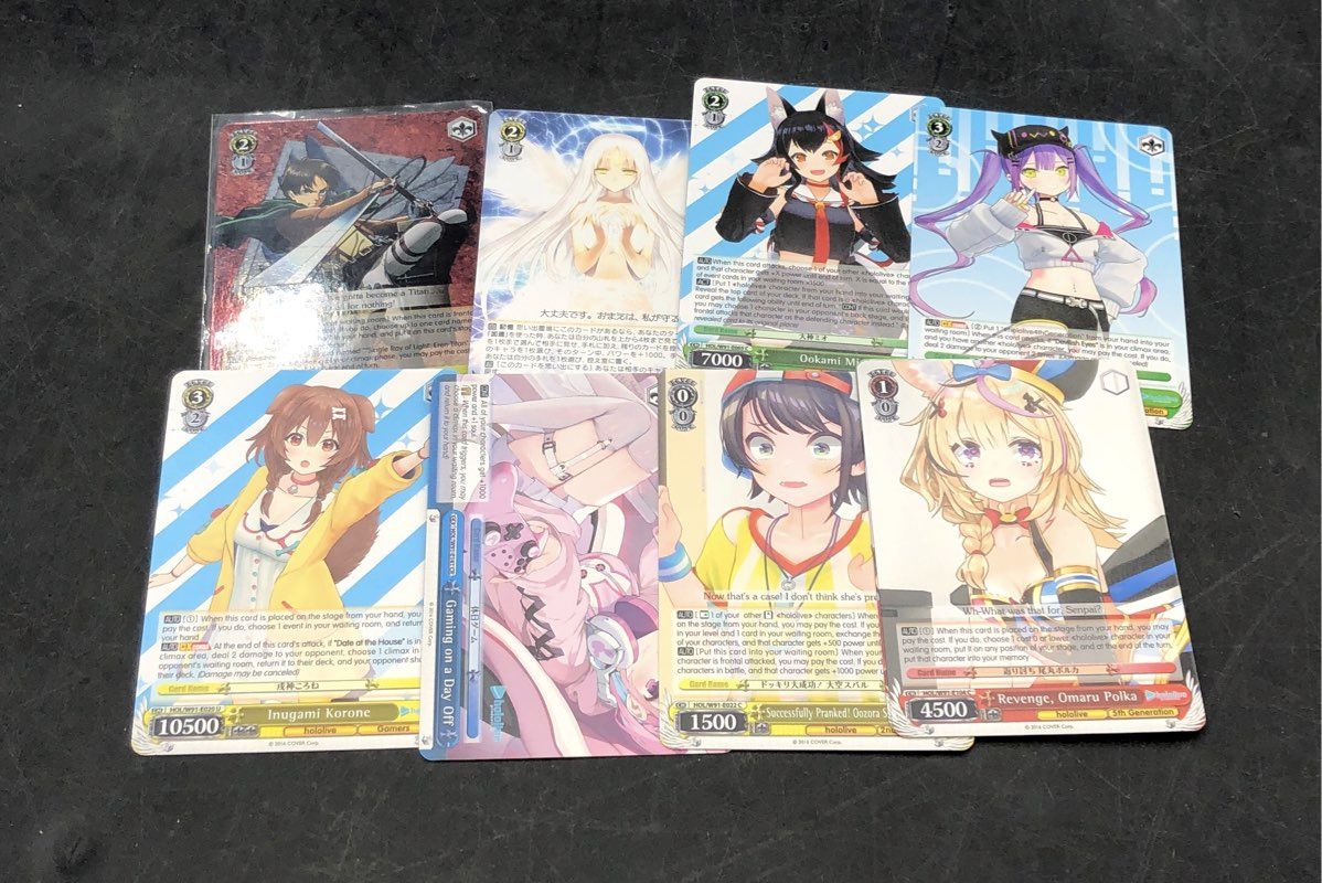 Weiss Schwarz TCG Anime Card Lot Modern 2010s-2020s Mixed 2.5 Lbs See Photos