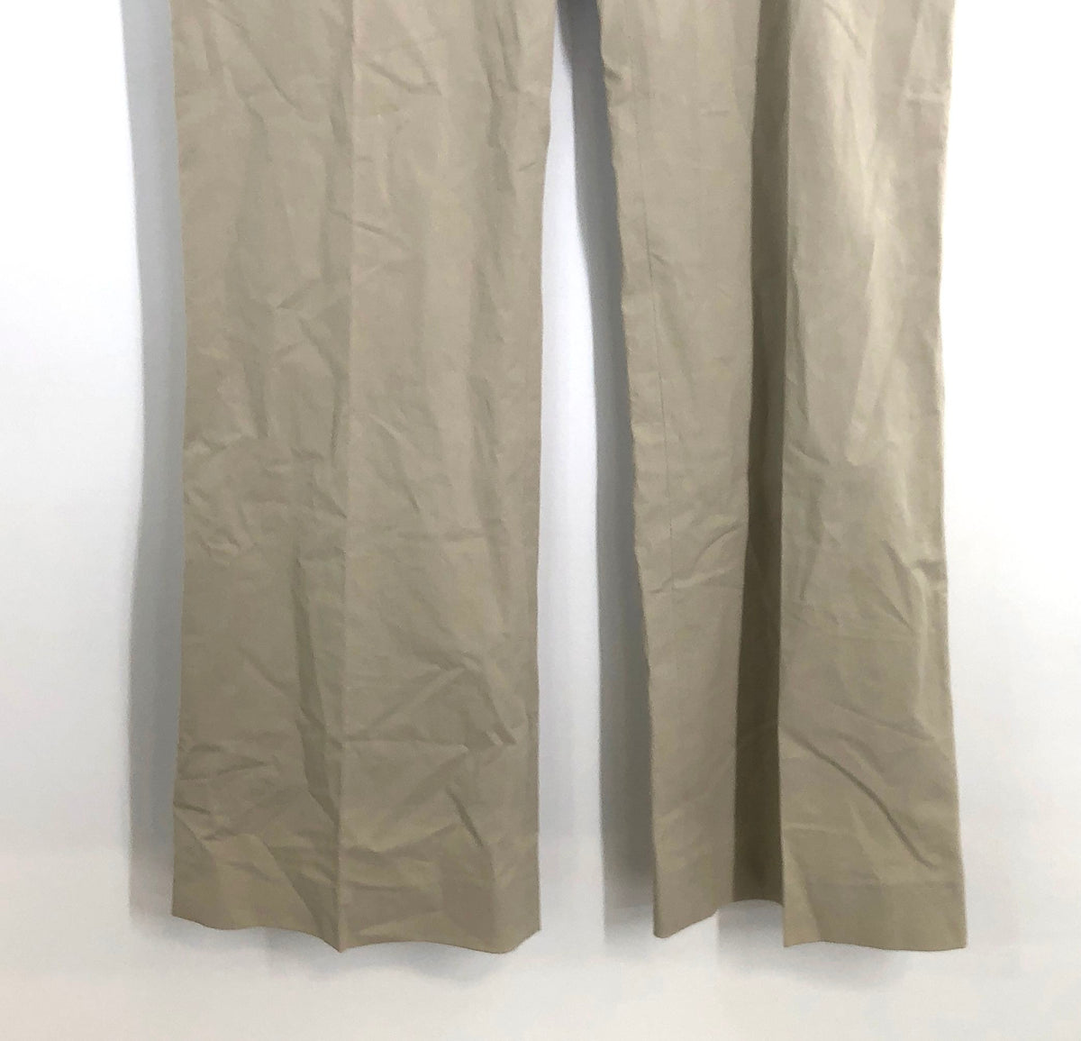 Theory Women's Max C Radar Pants Barley Beige Cotton Stretch Made in USA Size 6