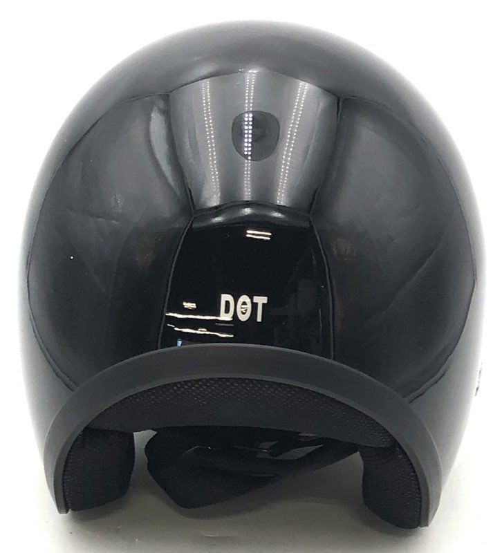 Harley-Davidson Gloss Black Half Helmet Size XXL 63-64cm Retractable Sun Shield