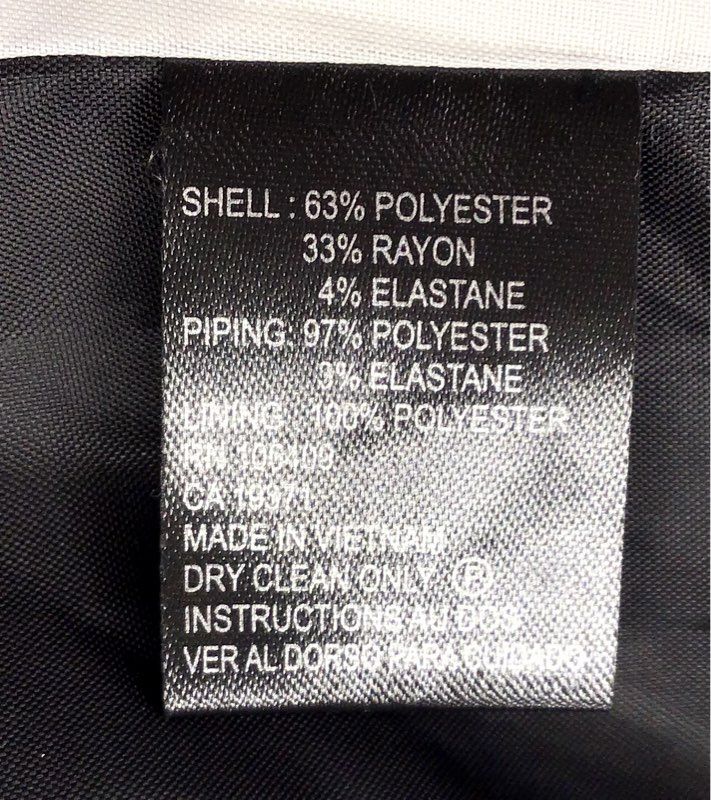 NWT Tahari Arthur S. Levine Women's Black Blue White Blazer - Size 16W