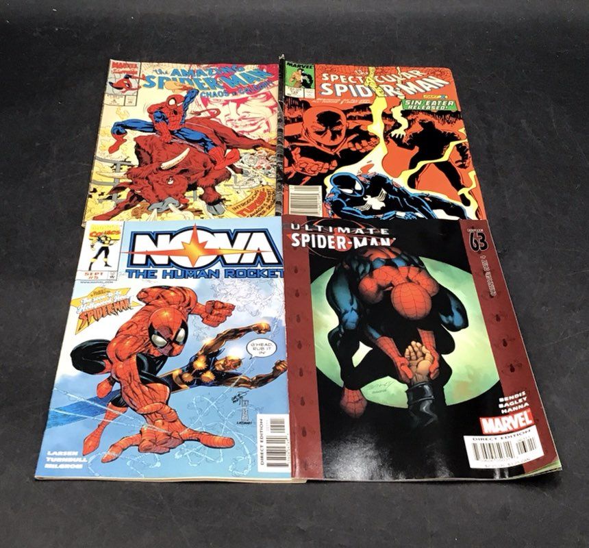 Marvel Spider-Man Comic Lot 1980s-2000s Mixed Titles Approx 30