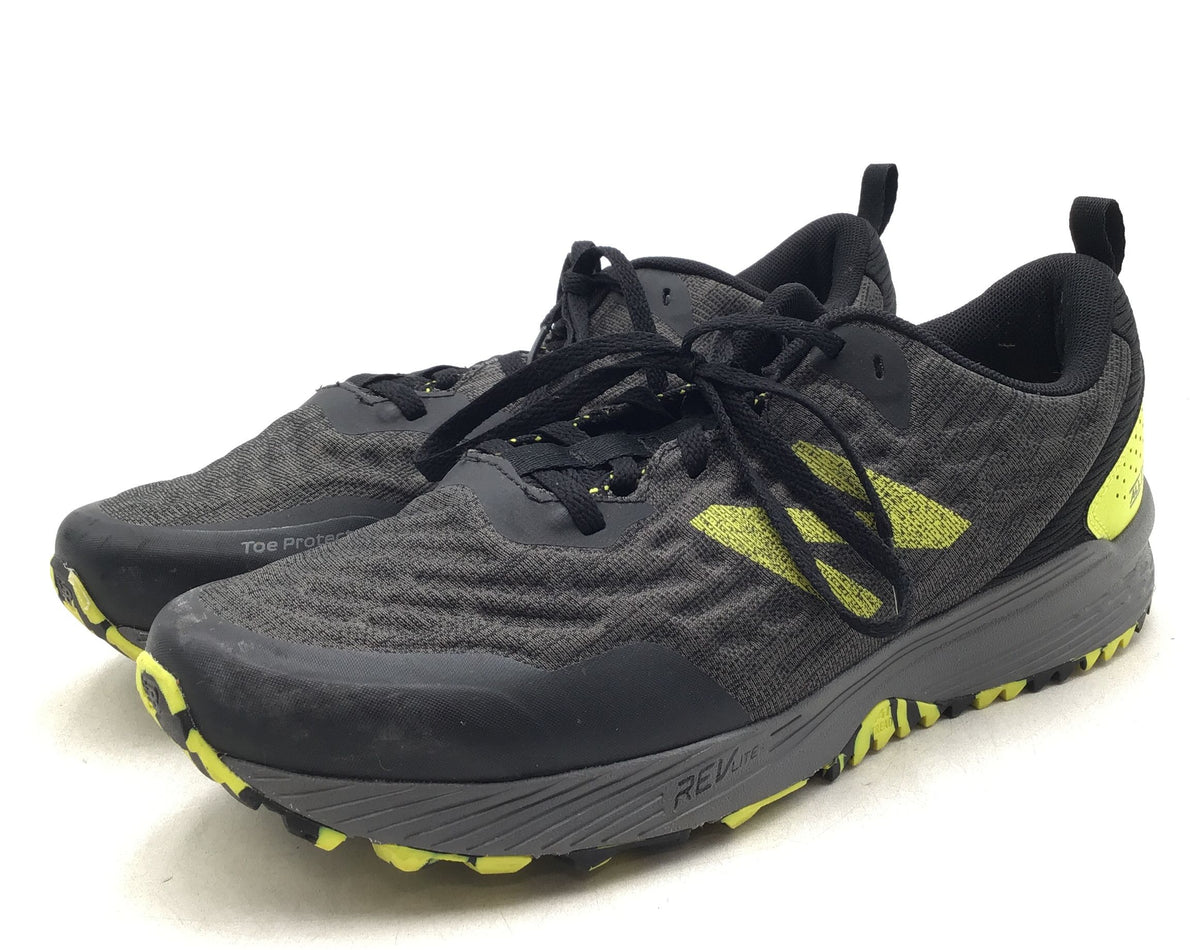 New Balance Men&#39;s Nitrel V3 MTNTRCS3 Black Lace-Up Running Shoes - Size 8.5EEEE