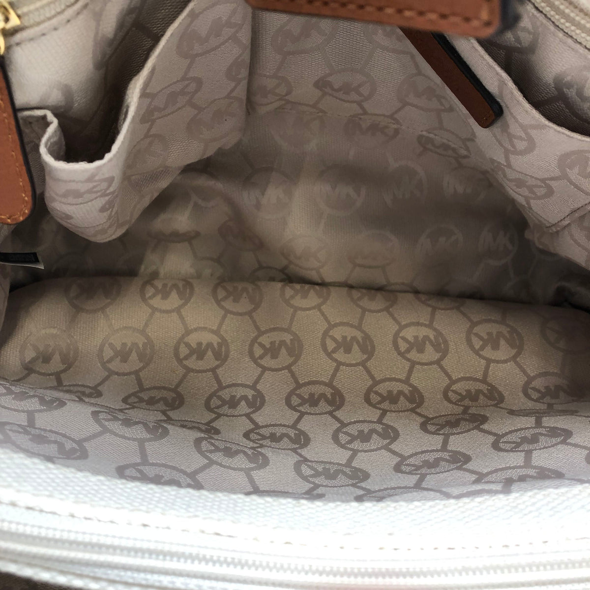 Michael Kors Multicolor 'Hamilton Mono Stripe' Tote Bag (+COA)