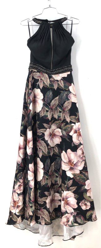 NWT Pink Paparatzi Couture Women's Black Maxi Dress - Size M