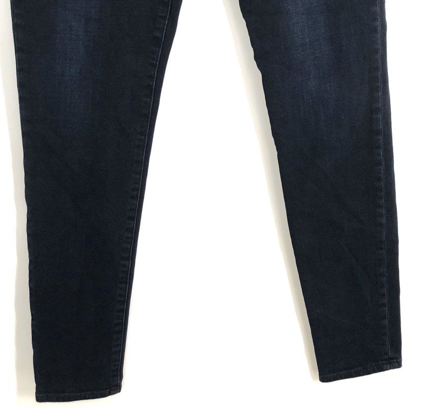 Gap Women's 1969 True Skinny Super High Rise Dark Wash Stretch Denim Jeans 28R
