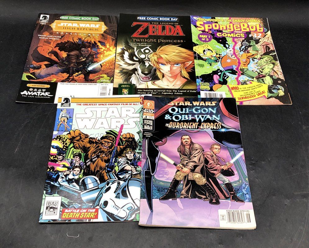 Comic Book Lot Marvel Image IDW Star Wars 1990s-2020s Mixed Superhero 25 Comics