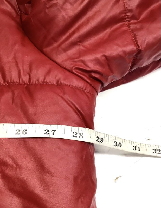 True Religion Men's Ruby Red Hooded Shiny Puffer Jacket NWT Size 3XL