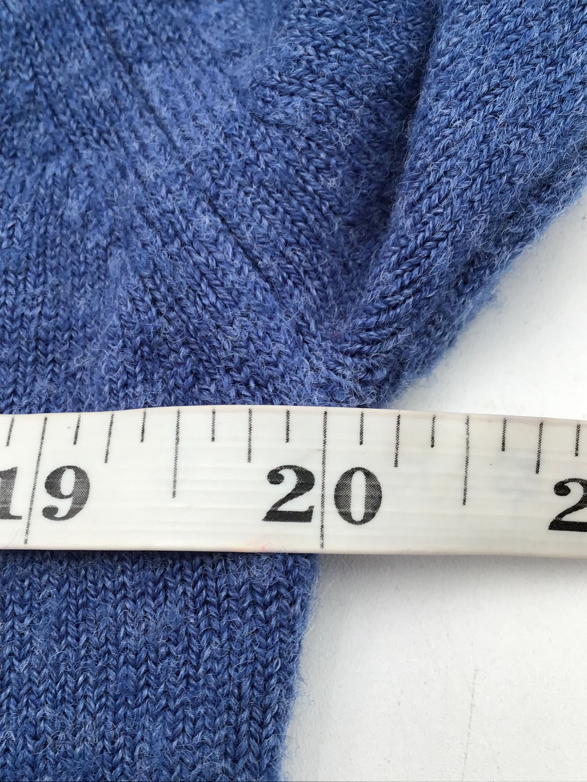 Vintage 80s Christian Dior Monsieur Men's Blue V-Neck Orlon Sweater Sz M COA