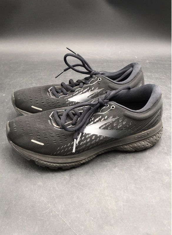 Brooks Men's Ghost 13 Black Athletic Shoes - Size 10