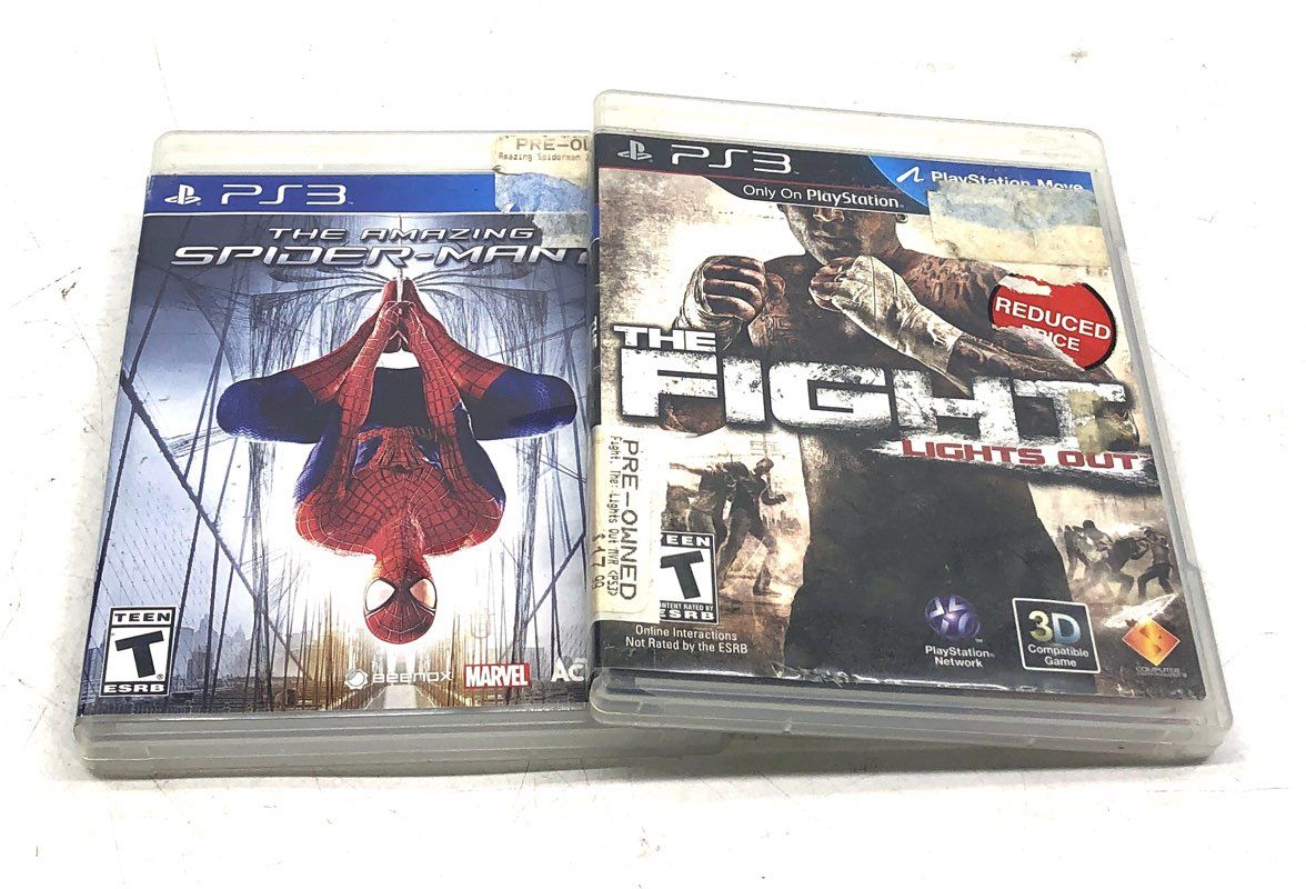 Batman Spider-Man God of War 9 PS3 Game Lot PlayStation 3 MLB Sims