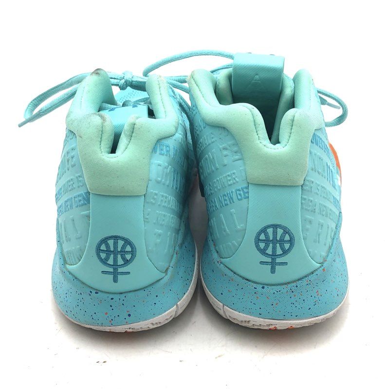 Nike Kyrie 4 Power is Female Light Aqua Basketball Shoes Women's 7