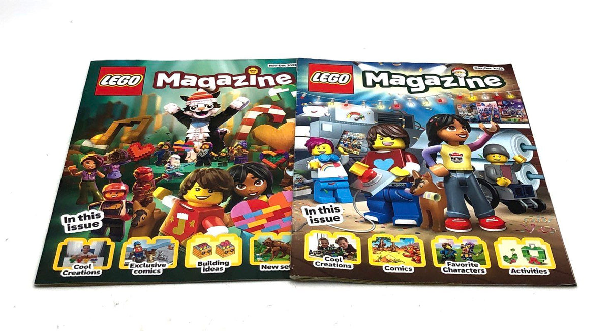 LEGO Magazine Lot 2024-2025 Activities Comics Mixed Issues Approximately 10