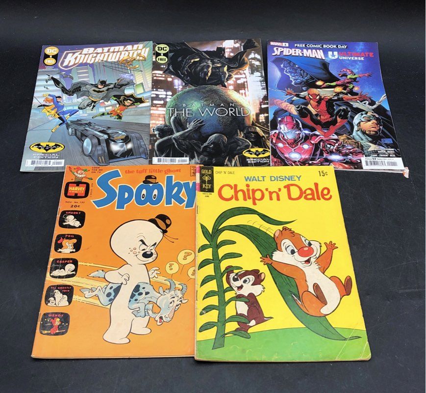 Comic Book Lot Marvel DC Mixed Publishers 1970s-2024 Superhero 25 Comics