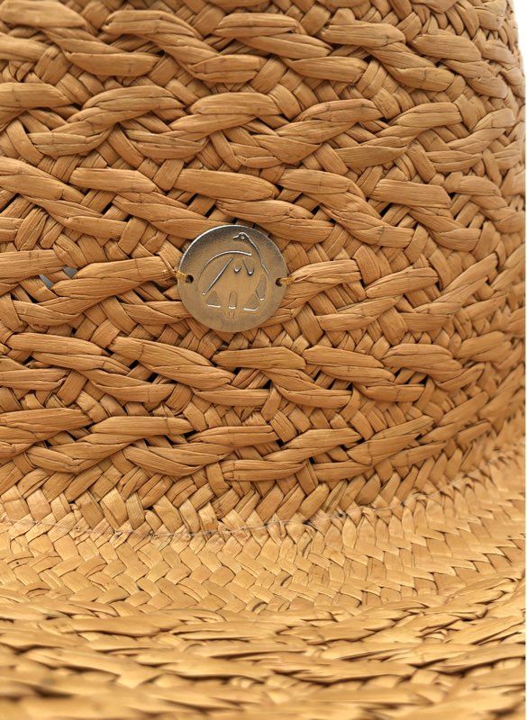 Freya Women's Redwood Straw Cowboy Hat Butterscotch UPF 50+ Hand Woven NWT Sz L