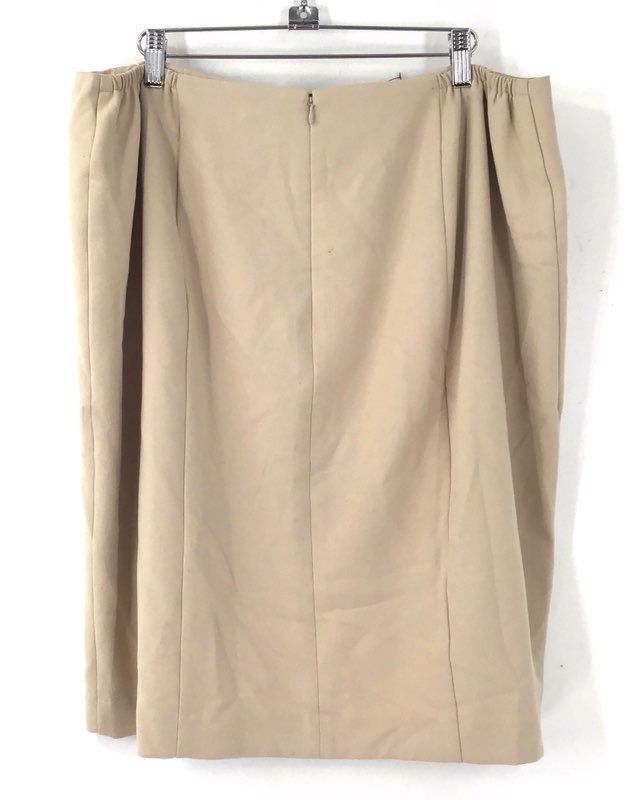 NWT Talbots Women's Beige Straight & Pencil Skirt - Size 16W