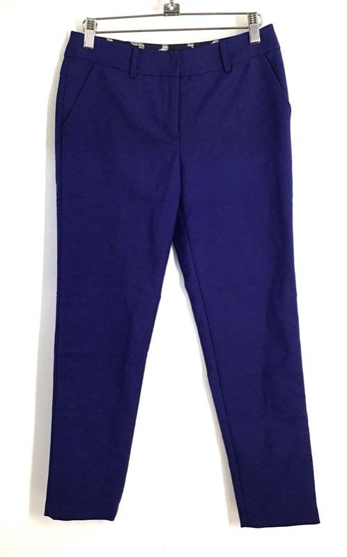 Caroline Women's Purple Slim Straight Leg Dress Pants Trousers Sz 4