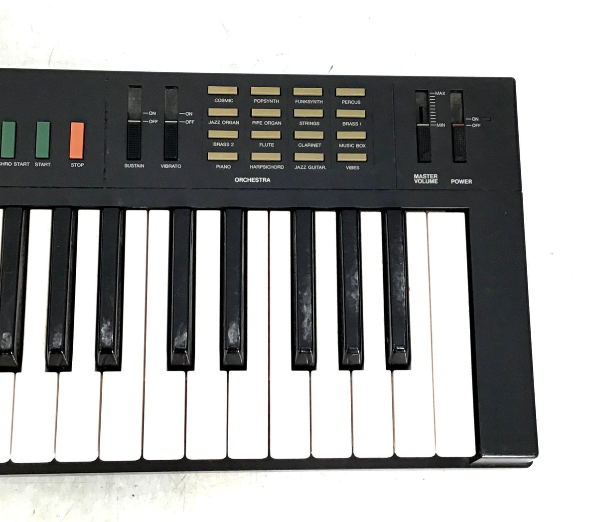 Yamaha PSR-11 Black White Musical Instrument Beginner Electronic Keyboard