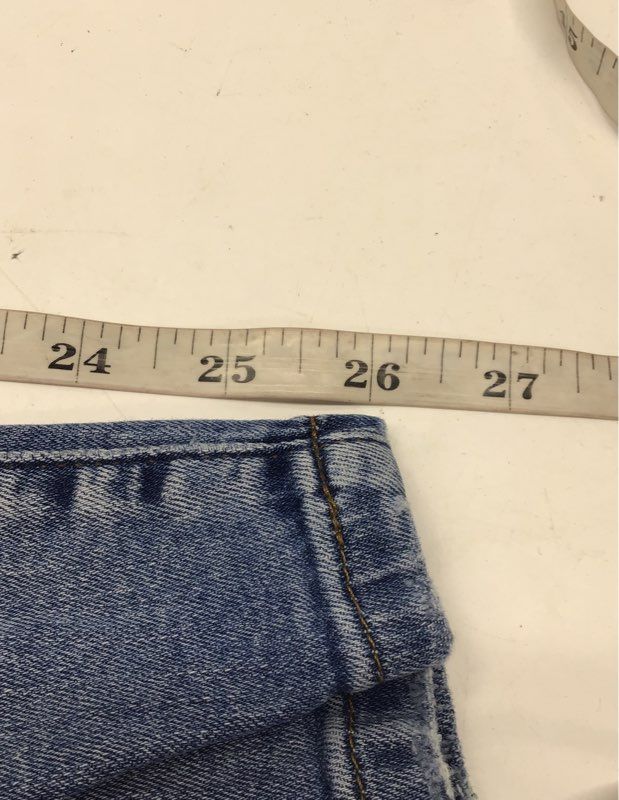 Banana Republic Women's Blue Distressed Ripped Knee Skinny Jeans Sz 32