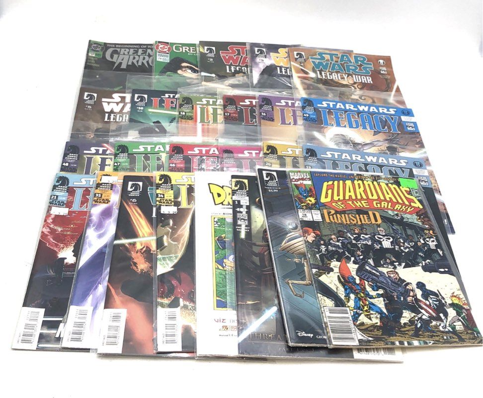 Comic Book Lot Marvel DC Dark Horse Star Wars Legacy 1990s-Modern 24 Comics