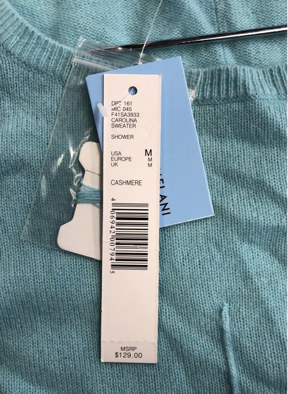 NWT Antonio Melani Women's Blue Sweater - Size M