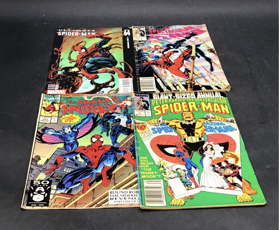 Marvel Spider-Man Comic Lot 1980s-2000s Mixed Titles Approx 30