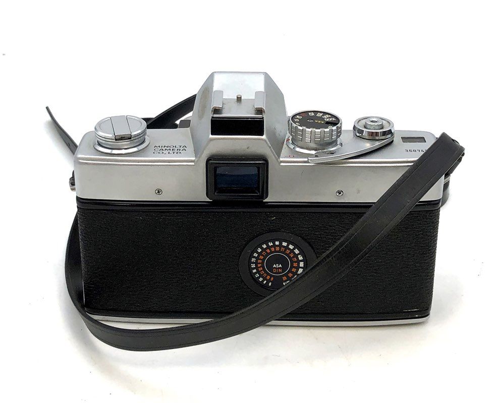 Vintage Minolta SRT 101 35mm SLR Camera with 50mm 1.4 & Focal 28mm Lenses