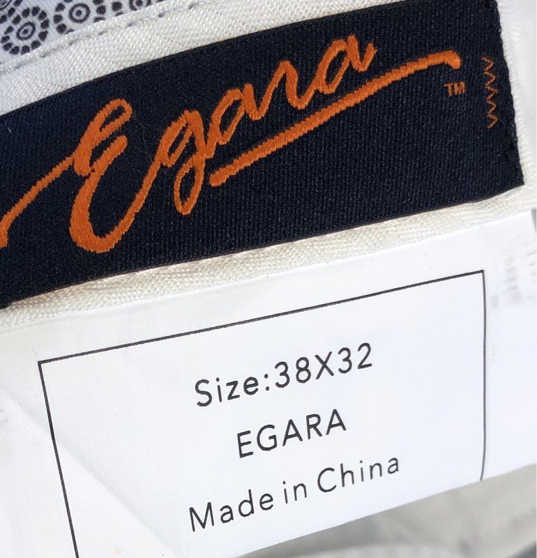 NWT Egara Men's Gray Flat-Front Pockets Straight Leg Dress Pants - Size 38X32