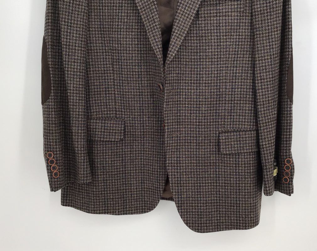 NWT Jos A. Bank Men&#39;s Brown Wool Two-Button Blazer - Size 42