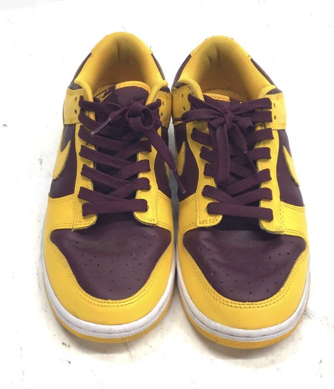 Nike Dunk Low Retro Arizona State Gold Maroon Sneakers Men's Size 8.5