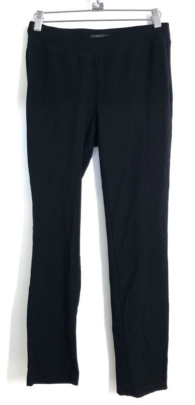 Eileen Fisher Women's Black Viscose Blend Tapered Knit Pull-On Pants Sz XXS