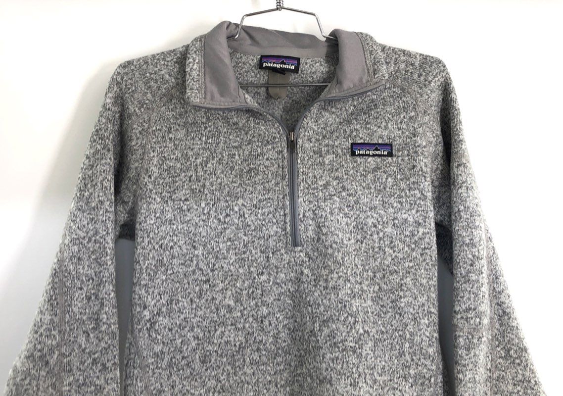 Patagonia Women's Better Sweater 1/4-Zip Pullover Gray Heather Size M