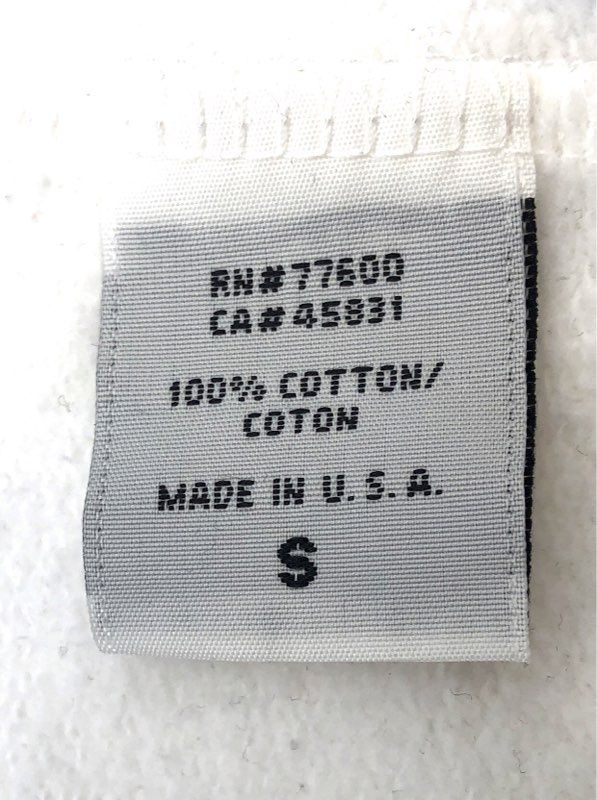 Chaser Women's White Black Open Front Cotton Cardigan Sweatshirt Jacket NWT Sz S