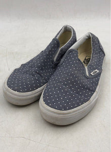 Vans Women's Blue Polka Dot Athletic Shoes - Size 8.5