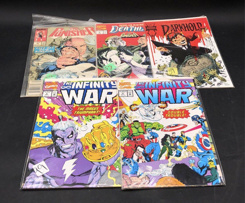Marvel Comic Book Lot 1990s-2010s Superhero Approximately 25 Comics