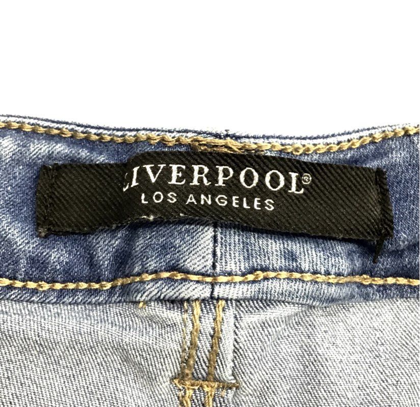 Liverpool Los Angeles Women's Blue High Rise Skinny Jeans Sz 6 28