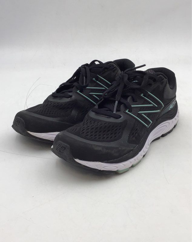 New Balance Women&#39;s 840 v5 W840BM5 Black Lace-Up Running Shoes - Size 8.5B