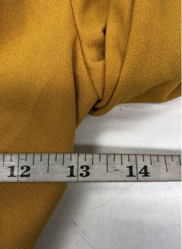 Kasper Women's Jumpsuit Mustard Yellow Bell Sleeve Wide Leg Size S