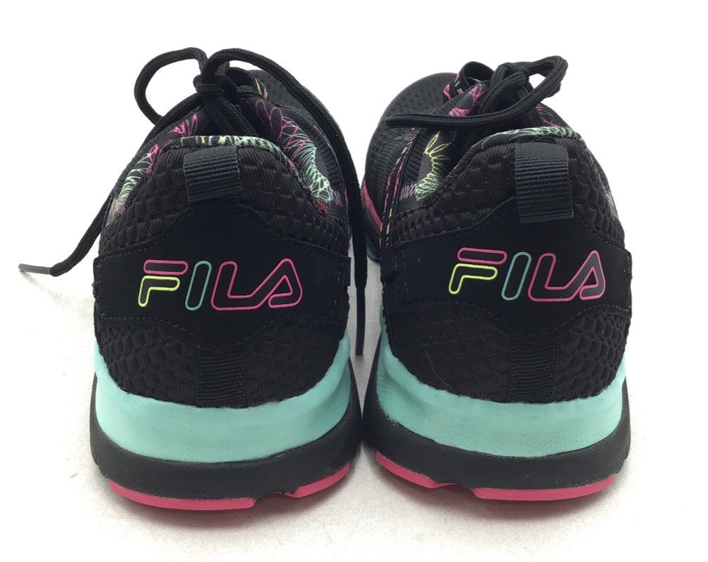 Fila Women&#39;s 5RM00569-960 Black Low-Top Running Shoes - Size 6