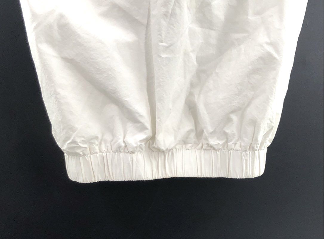 New Revival Women's White V-Neck Twisted Straps Elastic Hem Tank Top Sz S