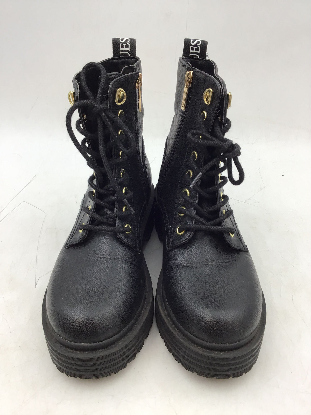 Guess Women&#39;s Black Biker Boots - Size 5.5M